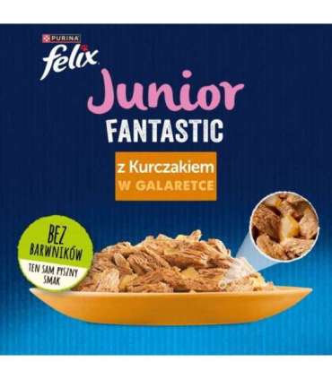 Felix Fanstastic Junior - wet cat food - 85 g