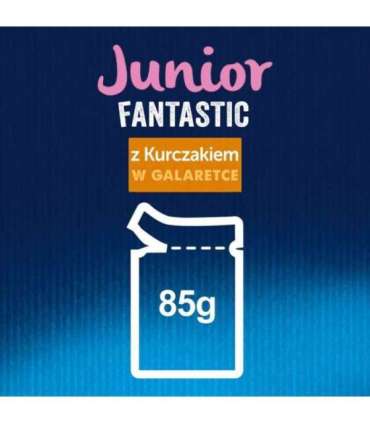 Felix Fanstastic Junior - wet cat food - 85 g