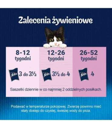 Felix Fanstastic Junior - wet cat food - 85 g