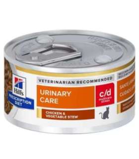 HILL'S PD Feline c/d Urinary Stress Stews - wet cat food - 82 g