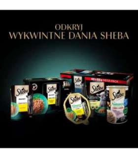 SHEBA Selection Select Slices Poultry Flavours - wet cat food - 40 x 85g