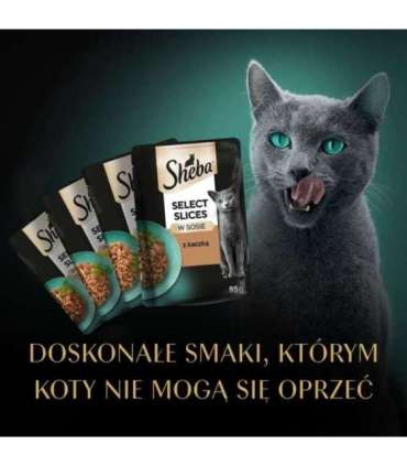 SHEBA Selection Select Slices Poultry Flavours - wet cat food - 40 x 85g