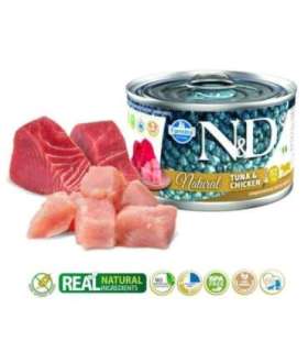 FARMINA N&D Cat Natural Tuna&Chicken- wet cat food - 140 g
