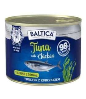 BALTICA EXCELLENT Karma mokra kot Tuna with Chicken (Tuńczyk z kurczakiem)  185g