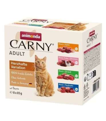 ANIMONDA Carny Adult Mix - wet cat food - 8x85g