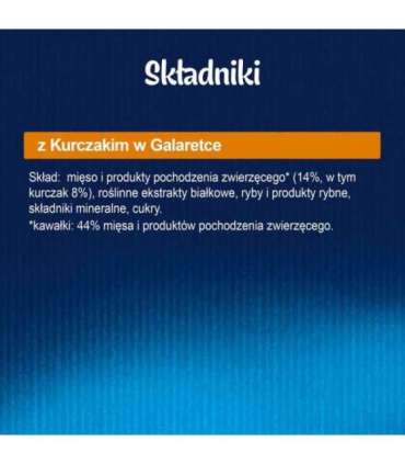 FELIX Fantastic with chicken in jelly - wet cat food - 85g