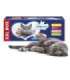 PREVITAL XXL BOX Flavor Mix with Chicken, Veal, Salmon, and Liver in Gravy - Wet Cat Food - 48 x 100g