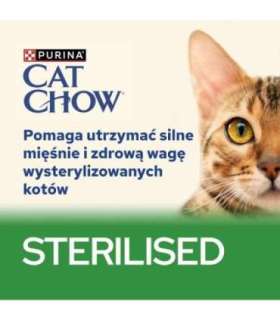 PURINA Cat Chow Sterilised with chicken and eggplant in sauce - wet cat food - 26x85g (20 + 6 GRATIS)