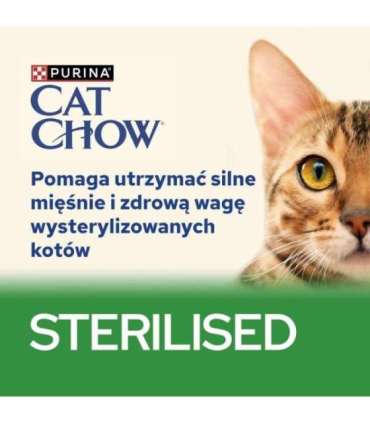 PURINA Cat Chow Sterilised with chicken and eggplant in sauce - wet cat food - 26x85g (20 + 6 GRATIS)