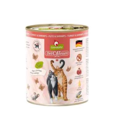 GRANATAPET DeliCATessen Turkey and shrimps - wet cat food - 800g