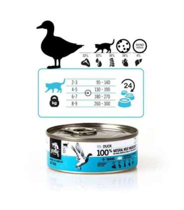 3COTY Duck - wet cat food - 80g