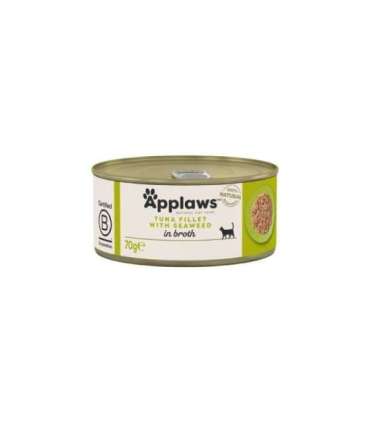 APPLAWS Tuna Fillet with Seaweed in Broth - wet cat food - 70g