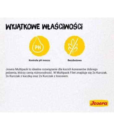 JOSERA Multipack - chicken, duck, salmon - 6x70 g