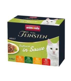 ANIMONDA Vom Feinsten Adult Raffinesse in sauce - wet cat food - 8x85g