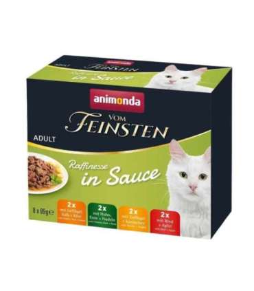 ANIMONDA Vom Feinsten Adult Raffinesse in sauce - wet cat food - 8x85g