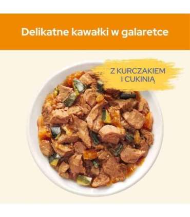 PURINA Cat Chow Chicken, Zucchini - wet cat food - 10x85 g