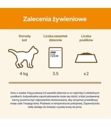 PURINA Cat Chow Chicken, Zucchini - wet cat food - 10x85 g