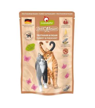 GRANATAPET DeliCATessen Turkey and pheasant - wet cat food - 85g