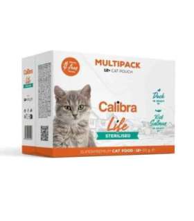 CALIBRA Cat Life Sterilised - wet cat food - 12x85g