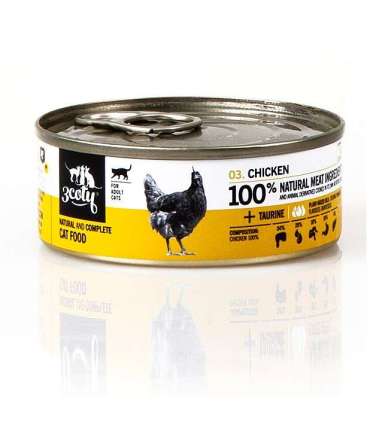 3COTY Chicken - wet cat food - 80g