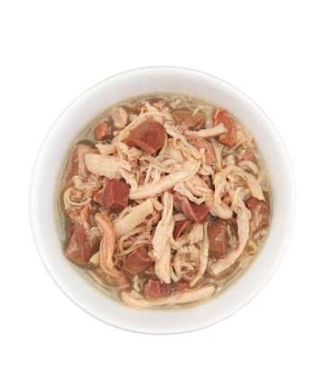 SCHESIR After Dark Chicken fillet with duck in broth - wet cat food - 80g