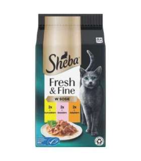 Sheba Fresh & Fine Mini Meat Dishes in Sauce 6 x 50g