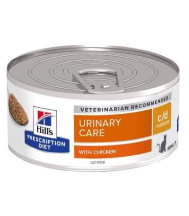 HILL'S Feline c/d Urinary Care Stew with Chicken - wet cat food - 82 g