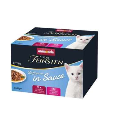 ANIMONDA Vom Feinsten Kitten Raffinesse in sauce - wet cat food - 24x85g