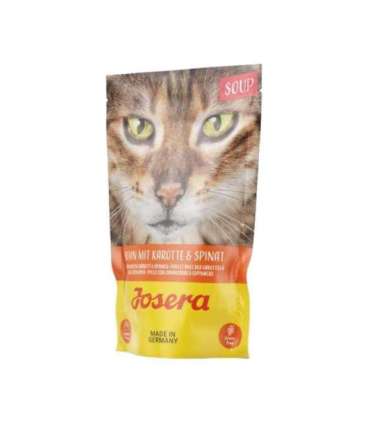 JOSERA Chicken soup with carrots and spinach - wet cat food - 70 g