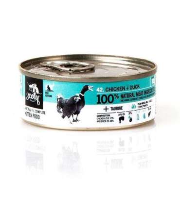 3COTY Chicken with duck For kittens - wet cat food - 80g
