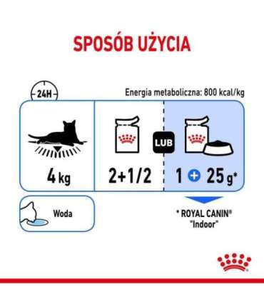 ROYAL CANIN Indoor Sterilized - Wet food for adult cats - Chunks in sauce 12x85 g