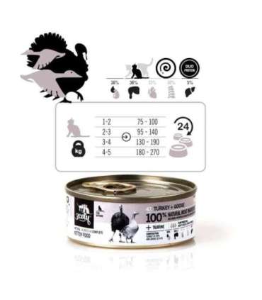 3COTY Turkey with goose For kittens - wet cat food - 80g