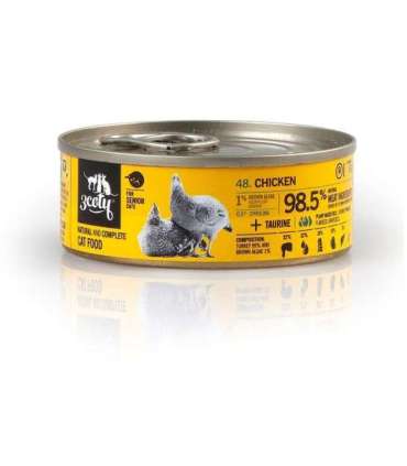 3COTY Chicken with spirulina Senior - wet cat food - 80g