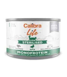 CALIBRA Cat Life Sterilised Duck - wet cat food - 200g