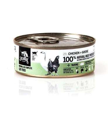 3COTY Chicken with goose - wet cat food - 80g