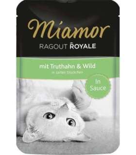 Miamor Royal ragout in sauce Turkey and venison