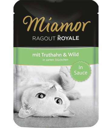 Miamor Royal ragout in sauce Turkey and venison