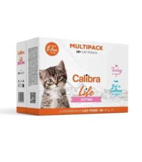 CALIBRA Cat Life pouches Kitten Multipack - wet cat food - 12x85g