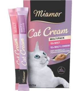 MIAMOR Cat Cream Malt - cat treats - 24x15g