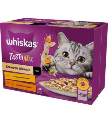 WHISKAS Tasty Mix - wet cat food - 12x85g