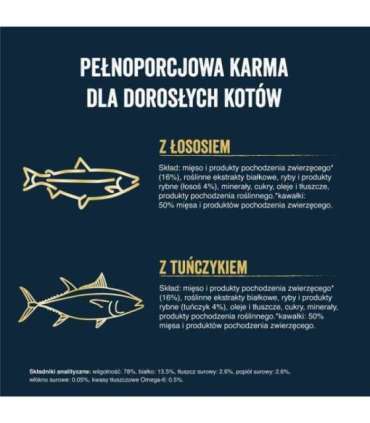 FELIX Tasty Shreds with salmon and tuna - 4x 80g