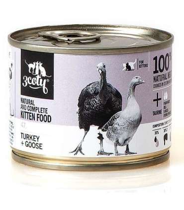 3COTY 47. Turkey and goose for kittens - wet cat food - 180g
