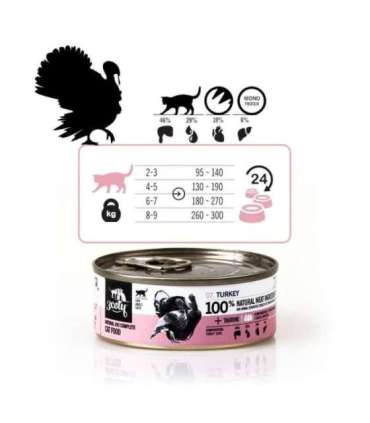 3COTY Turkey - wet cat food - 80g