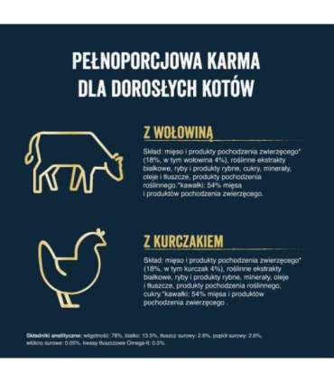 FELIX Tasty Shreds with beef and chicken - 4x 80g