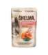 SHELMA Rich in salmon, cod, beef and chicken - wet cat food - 4x85g