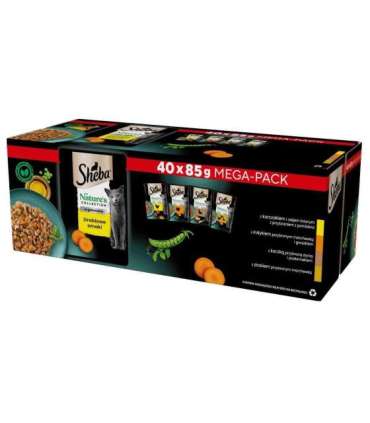 SHEBA Nature's Collection Poultry Flavors in jelly - wet cat food - 40 x 85g