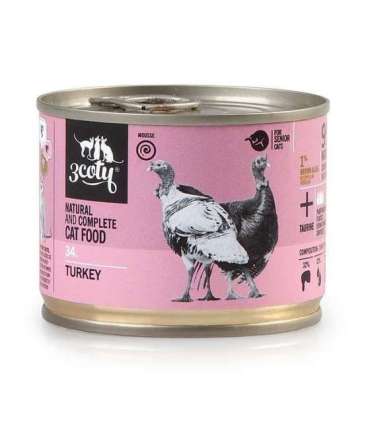 3COTY 34. Turkey Senior - wet cat food - 180g