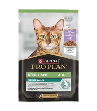 PURINA Pro Plan Sterilised Adult Maintenance Turkey in jelly - wet cat food - 85g