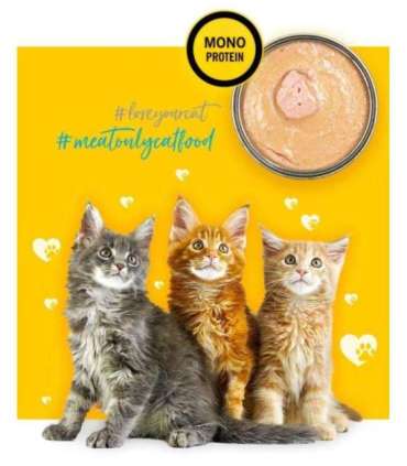 3COTY Chicken For kittens - wet cat food - 80g