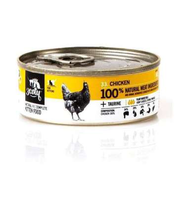 3COTY Chicken For kittens - wet cat food - 80g